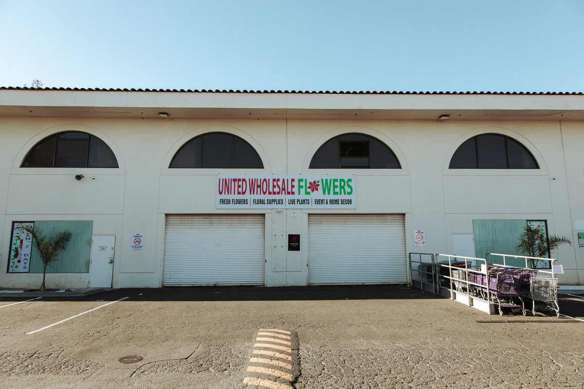 The United Wholesale Flowers building in San Jose